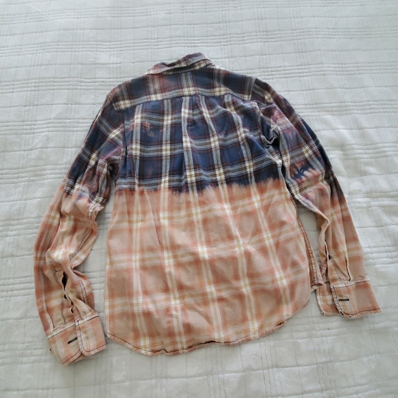 Custom Bleached/Distressed Flannel - Picture 2 of 6
